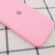 Чохол Silicone Case Square Full Camera Protective (AA) для Apple iPhone 11 (6.1 "), Рожевий / Light pink