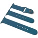 Силиконовый ремешок для Apple Watch Sport Band 42 / 44 / 45 (S/M & M/L) 3pcs Синий / Cosmos blue