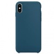 Чехол Silicone Case without Logo (AA) для Apple iPhone XS Max (6.5") Синий / Blue Cobalt