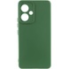 Чохол Silicone Cover Lakshmi Full Camera (AA) для Xiaomi Redmi 13 4G / Poco M6 4G, Зелений / Dark Green