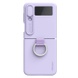 Силиконовая накладка Nillkin Camshield Silky для Samsung Galaxy Z Flip4 Misty Purple