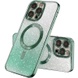 TPU чохол Delight case with MagSafe із захисними лінзами на камеру для Apple iPhone 12 Pro Max (6.7"), Зелений / Green