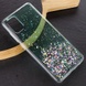 TPU чохол Star Glitter для Samsung Galaxy A02s, Прозрачный / Мятный