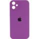 Чохол Silicone Case Square Full Camera Protective (AA) для Apple iPhone 11 (6.1 "), Фіолетовий / Grape