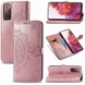 Шкіряний чохол (книжка) Art Case з візитницею для Samsung Galaxy S20 FE, Рожевий
