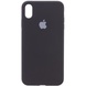 Чехол Silicone Case Full Protective (AA) для Apple iPhone X (5.8") / XS (5.8") Черный / Black