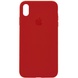 Чехол Silicone Case Full Protective (AA) для Apple iPhone XR (6.1") Красный / Dark Red