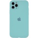 Чехол Silicone Case Full Camera Protective (AA) для Apple iPhone 12 Pro Max (6.7") Бирюзовый / Ice Blue