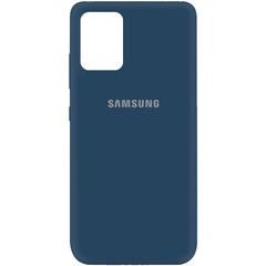 Чехол Silicone Cover My Color Full Protective (A) для Samsung Galaxy A72 4G / A72 5G Синий / Navy blue