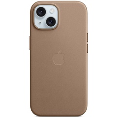 Чехол FineWoven (AAA) with MagSafe для Apple iPhone 15 Plus (6.7") Taupe