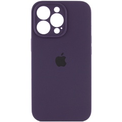 Чехол Silicone Case Full Camera Protective (AA) для Apple iPhone 14 Pro (6.1") Фиолетовый / Elderberry