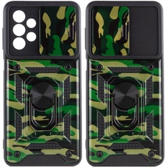 Удароміцний чохол Camshield Serge Ring Camo для Samsung Galaxy A23 4G, Зелений / Army green