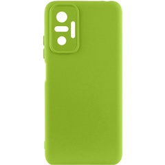 Чохол Silicone Cover Lakshmi Full Camera (A) для Xiaomi Redmi Note 10 Pro / 10 Pro Max, Зелений / Pistachio