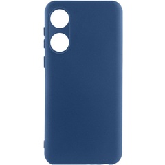 Чехол Silicone Cover Lakshmi Full Camera (A) для Oppo A78 4G Синий / Navy Blue