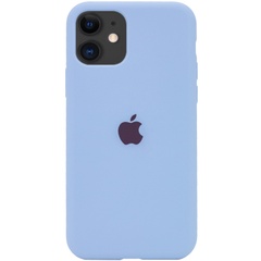 Чохол Silicone Case Full Protective (AA) для Apple iPhone 11 (6.1"), Блакитний / Lilac Blue