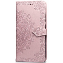 Кожаный чехол (книжка) Art Case с визитницей для Oppo A54 4G Розовый