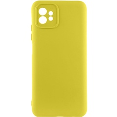 Чехол Silicone Cover Lakshmi Full Camera (A) для Motorola Moto G32 Желтый / Flash