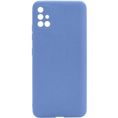 Силіконовий чохол Candy Full Camera для Samsung Galaxy A51, Блакитний / Mist blue