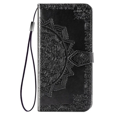 Кожаный чехол (книжка) Art Case с визитницей для Huawei Y5p Черный