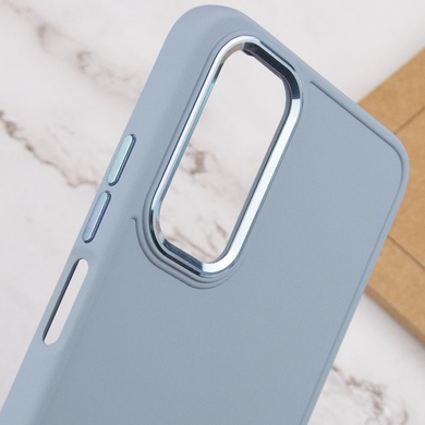 TPU чехол Bonbon Metal Style для Samsung Galaxy A14 4G/5G Голубой / Mist blue