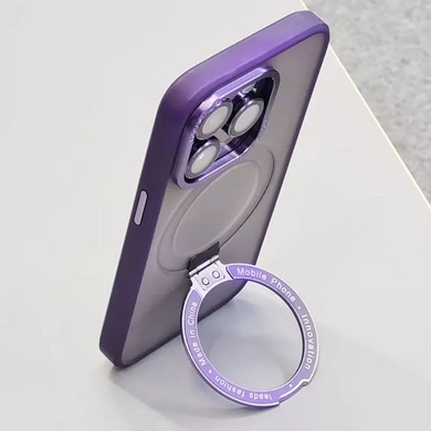 TPU+PC чехол WAVE Attraction case with Magnetic Safe для Apple iPhone 14 Pro (6.1") Purple