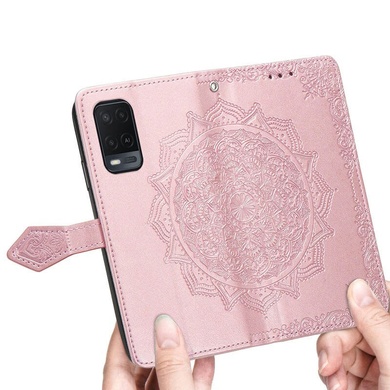 Шкіряний чохол (книжка) Art Case з візитницею для Oppo A54 4G, Рожевий