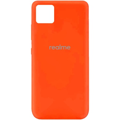 Чохол Silicone Cover My Color Full Protective (A) для Realme C11, Помаранчевий / Neon Orange