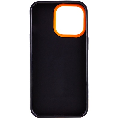 Чохол TPU+PC Bichromatic для Apple iPhone 13 Pro (6.1"), Black / Orange