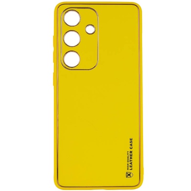 Шкіряний чохол Xshield для Samsung Galaxy A35, Жовтий / Yellow