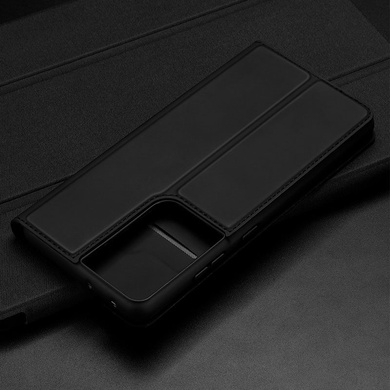 Чехол-книжка Dux Ducis с карманом для визиток для Samsung Galaxy S21 Ultra Черный