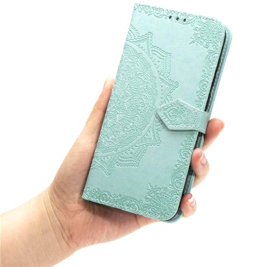 Шкіряний чохол (книжка) Art Case з візитницею для Xiaomi Redmi Note 9s / Note 9 Pro / Note 9 Pro Max, Бирюзовый