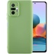 Чехол Silicone Cover Lakshmi Full Camera (A) для Xiaomi Redmi Note 10 Pro / 10 Pro Max Зеленый / Pistachio