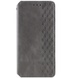 Кожаный чехол книжка GETMAN Cubic (PU) для Samsung Galaxy A24 4G Серый