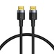 Дата кабель Baseus HDMI Cafule Series 4KHDMI Male To 4KHDMI Male (2m) (CADKLF-F) Черный