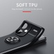 TPU чохол Deen ColorRing під магнітний тримач (opp) для Xiaomi Redmi Note 13 Pro+, Чорний