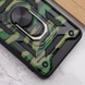 Удароміцний чохол Camshield Serge Ring Camo для Samsung Galaxy A23 4G, Зелений / Army green