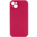 Чохол Silicone Case Full Camera Protective (AA) NO LOGO для Apple iPhone 13 (6.1"), Красный / Rose Red