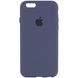 Чохол Silicone Case Full Protective (AA) для Apple iPhone 6/6s (4.7 "), Темний Синій / Midnight Blue
