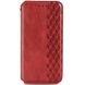 Кожаный чехол книжка GETMAN Cubic (PU) для Xiaomi Mi 10 Ultra Красный