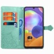 Кожаный чехол (книжка) Art Case с визитницей для Xiaomi Redmi Note 12 4G Бирюзовый