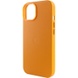 Кожаный чехол Leather Case (AA Plus) with MagSafe для Apple iPhone 12 Pro / 12 (6.1") Golden Brown