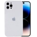 Чехол Silicone Case Full Camera Protective (AA) для Apple iPhone 14 Pro Max (6.7") Белый / White