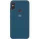 Чехол Silicone Cover Full Protective (AA) для Xiaomi Mi 8 Синий / Cosmos blue