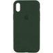 Чехол Silicone Case Full Protective (AA) для Apple iPhone X (5.8") / XS (5.8") Зеленый / Cyprus Green