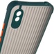 TPU+PC чохол Bracket для Xiaomi Redmi 9A, Зелений