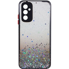 TPU чохол Spangle star із захистом камери для Samsung Galaxy A14 4G/5G, Чорний