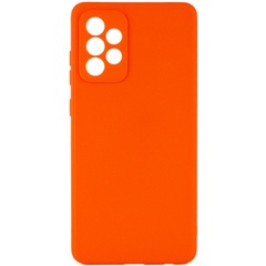 Силиконовый чехол Candy Full Camera для Samsung Galaxy A24 4G Оранжевый / Orange