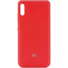 Чехол Silicone Cover My Color Full Protective (A) для Xiaomi Redmi 9A Красный / Red