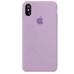 Чохол Silicone Case Full Protective (AA) для Apple iPhone XS Max (6.5 "), Бузковий / Dasheen