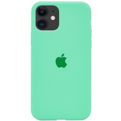 Чохол Silicone Case Full Protective (AA) для Apple iPhone 11 (6.1"), Зелений / Spearmint